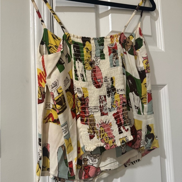 Reformation Multicolor Comic Print Camisole- Thiago - Picture 5 of 6